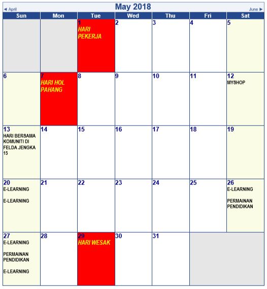 MAY 2018