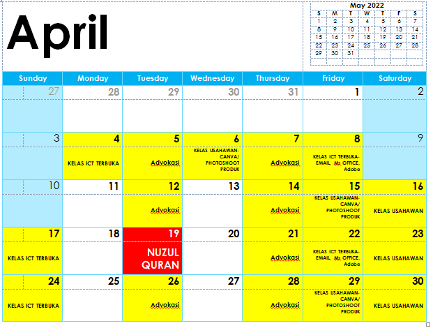 APRIL