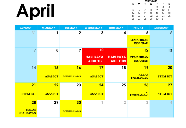 APRIL